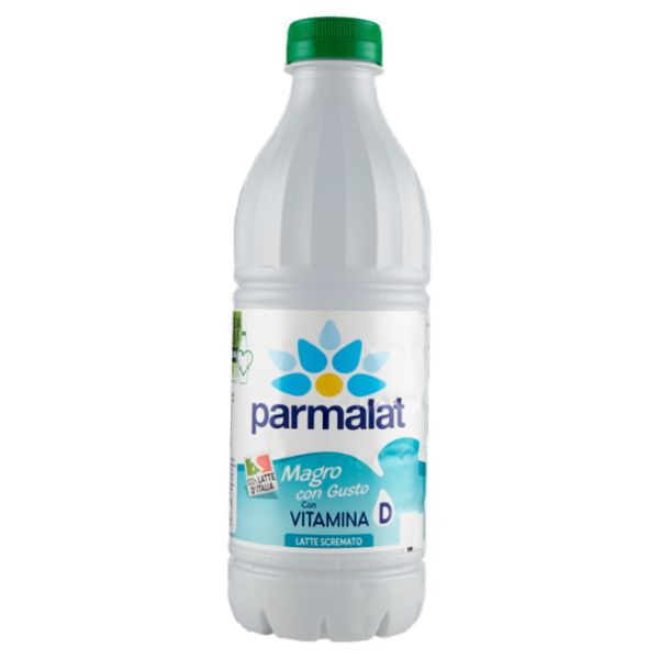 parmalat Magro con Gusto con Vitamina D Latte Scremato 100% Latte d'Italia 1000 ml