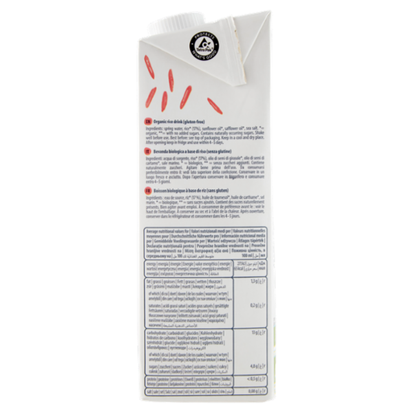 ViaMia Bio Drink Rice Natural 1 L