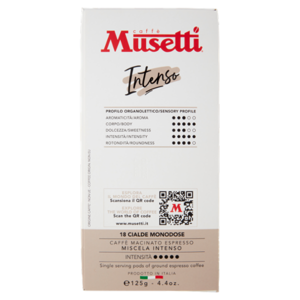 caffè Musetti Enjoy your Intenso 18 Cialde Monodose 125 g