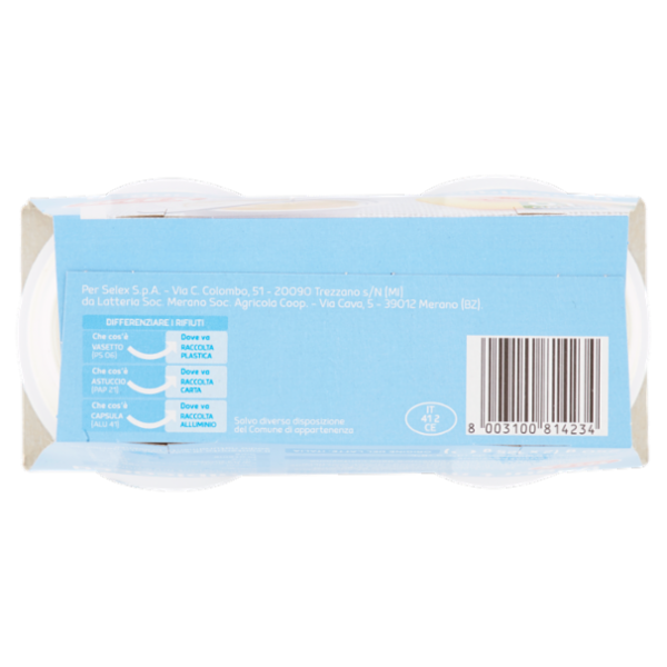 Selex Yogurt Magro Pesca e Albicocca 2x125 g