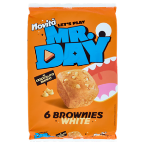 Mr.Day 6 Brownies White Al Cioccolato Bianco 6 x 35 g