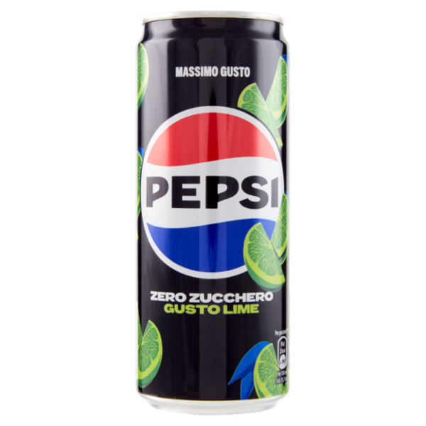 Pepsi Zero Zucchero Gusto Lime 330 ml