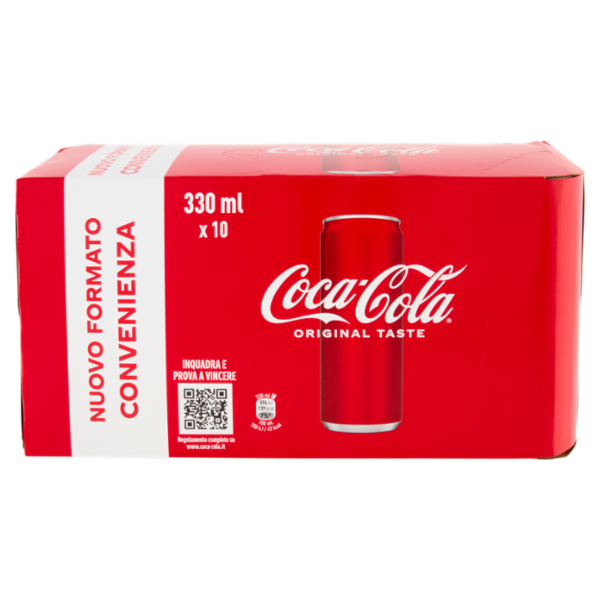 Coca-Cola lattina sleek 10 x 33 cl