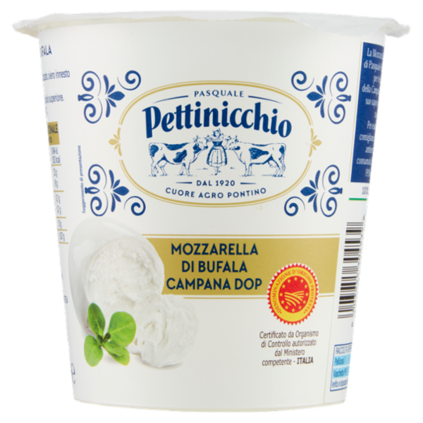 Pettinicchio Mozzarella di Bufala Campana DOP 180 g
