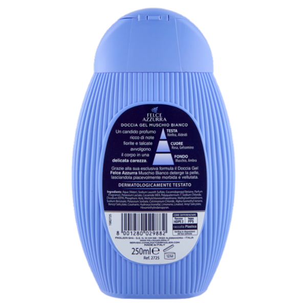 Felce Azzurra Muschio Bianco Vellutante Doccia Gel 250 ml