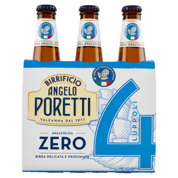 Birrificio Angelo Poretti Analcolica Zero 4 Luppoli 3 x 33 cl