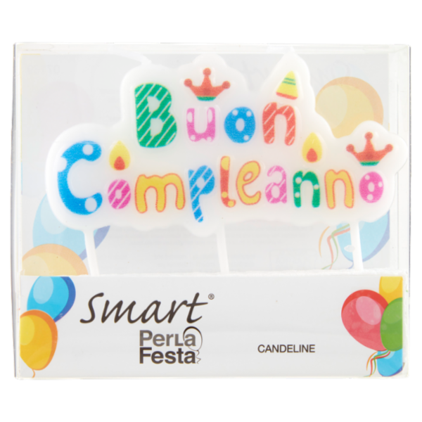 Smart PerLa Festa Candeline Buon Compleanno 1 pz