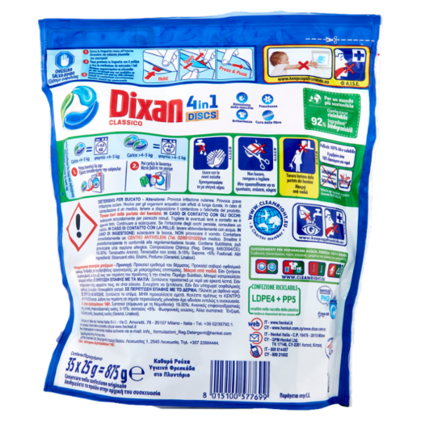 DIXAN Discs Classico 35pz (875g)