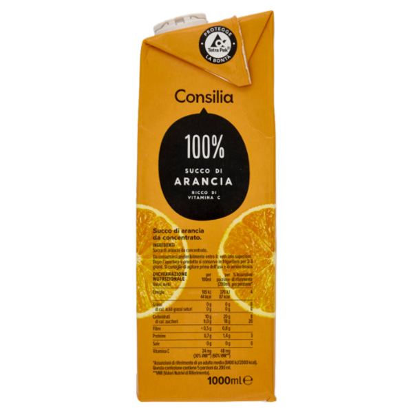 Consilia Succo 100% Arancia 1 L