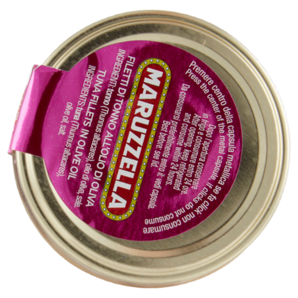 Maruzzella Filetti di Tonno all'olio di oliva lavorati a mano 190 g