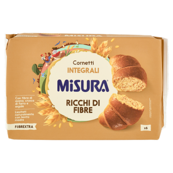 Misura Fibrextra 6 Cornetti Integrali 246 g