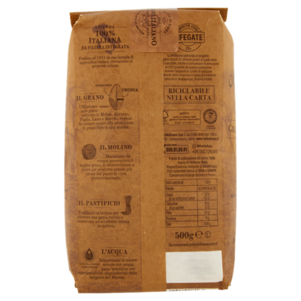 La Molisana integrale 73 Radiatori 500 g