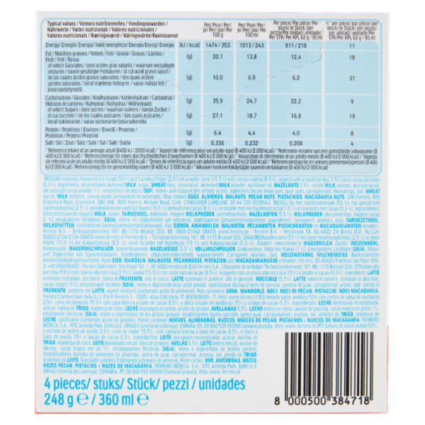 Kinder bueno White 4 x 62 g