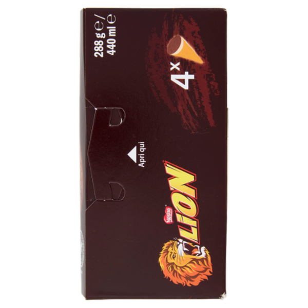 LION Cono Cioccolato & Caramello 4x72g