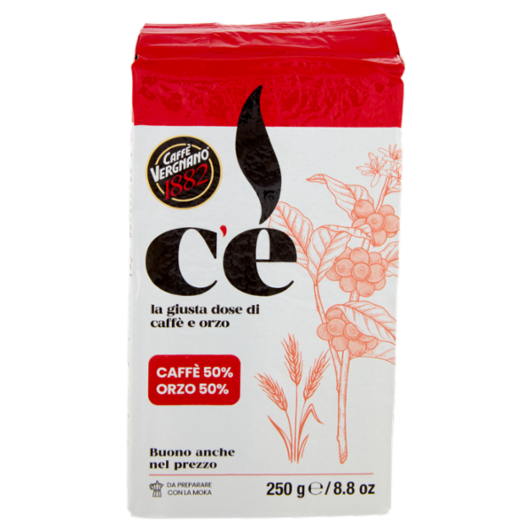 Caffè Vergnano 1882 c'è Caffè 50% Orzo 50% 250 g