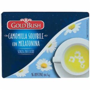 Gold Bush Camomilla+Melatonina Solubile 16 Pezzi 64g