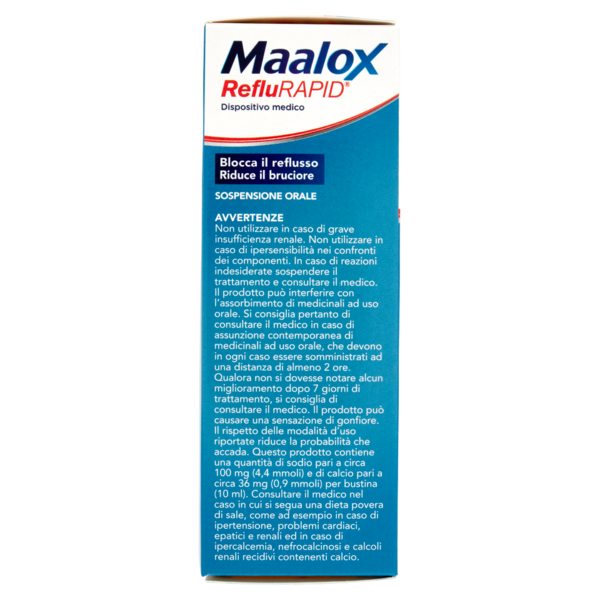 Maalox RefluRapid Bustine Monodose 20 x 10 ml