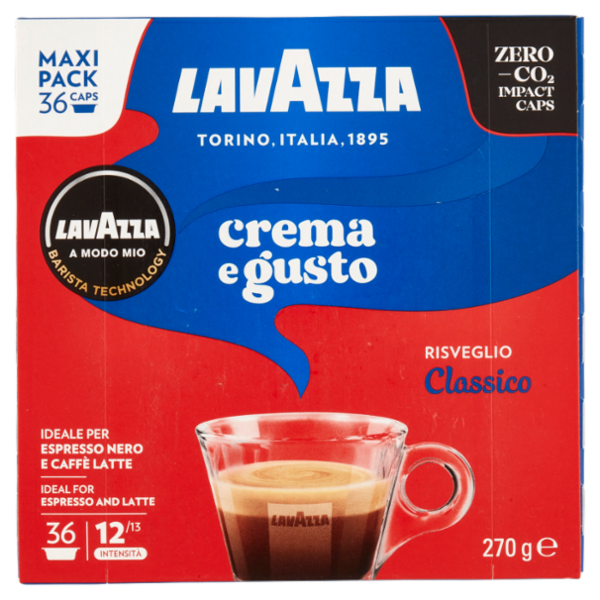 Lavazza A Modo Mio crema e gusto 36 Capsule 270 g