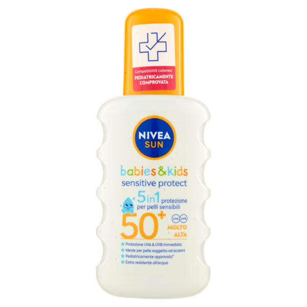 Nivea Sun babies & kids sensitive protect 50+ Molto Alta 200 ml