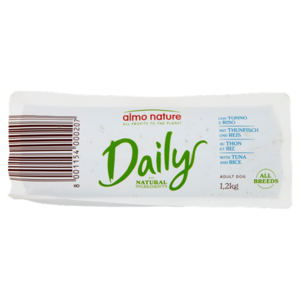 almo nature Daily Adult Dog con Tonno e Riso 1,2 kg