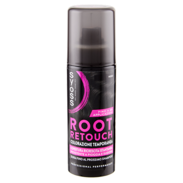 Syoss Root Retouch Colorazione Temporanea Nero 120 ml