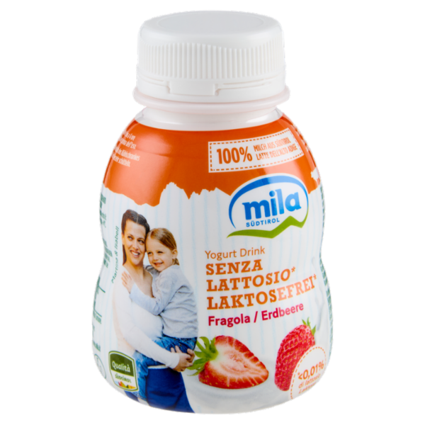 mila Yogurt Drink Senza Lattosio* Fragola 200 g