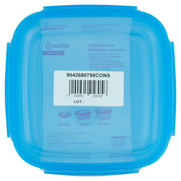Consilia Saper Scegliere Contenitore Ermetico Fresh Lock 1,75 litri