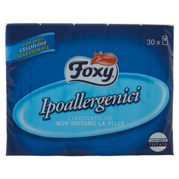 Foxy Ipoallergenici Fazzoletti 30 pz