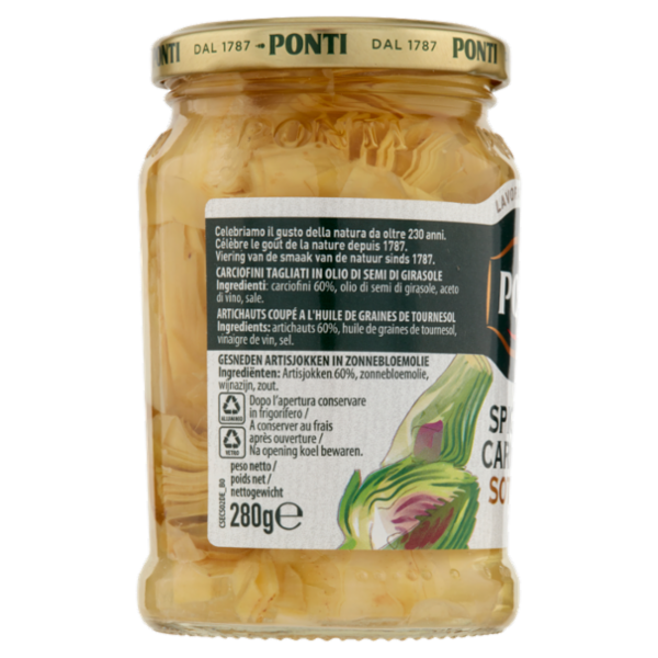 Ponti Spicchi di Carciofini Sottolio 280 g