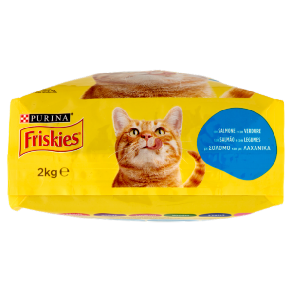 PURINA FRISKIES Gatto con Salmone e con Verdure 2 kg