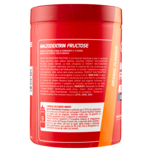 Enervit Maltodextrin Fructose Orange Flavour 500 g