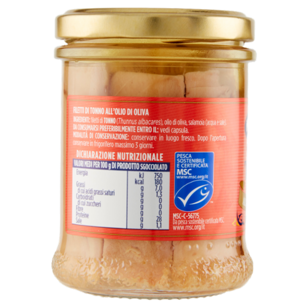 IL GIGANTE Filetti di Tonno all'Olio di Oliva 180 g