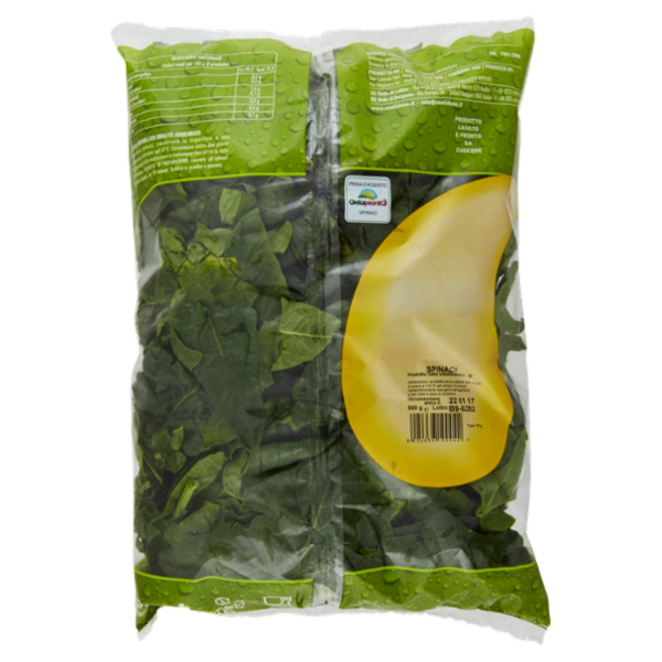 Ortopronto da cuocere spinaci 500 g