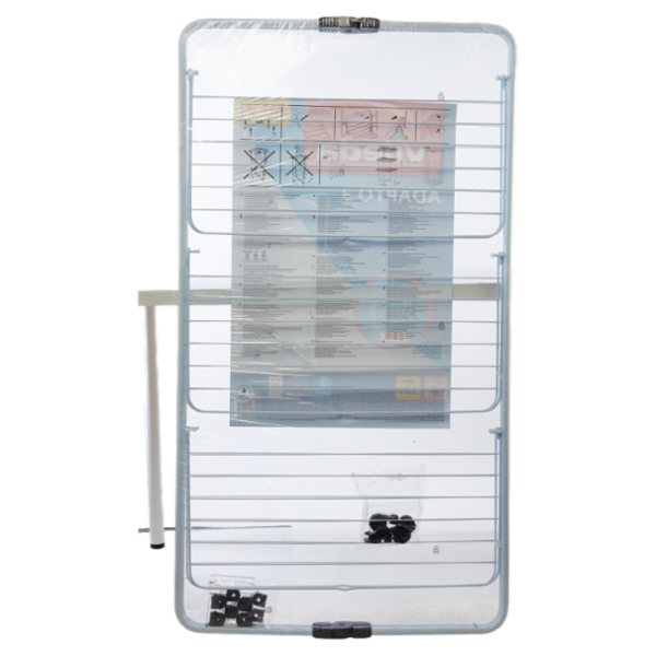 Vileda Adapto 3 Stendibiancheria Verticale a Torre in Acciaio