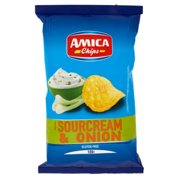 Amica Chips Aroma Sourcream & Onion 100 g