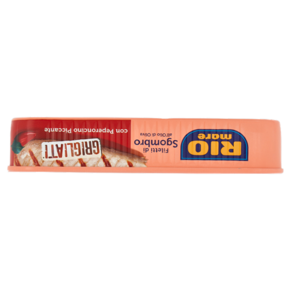 Rio mare Filetti di Sgombro all'Olio di Oliva con Peperoncino Piccante Grigliati* 120 g