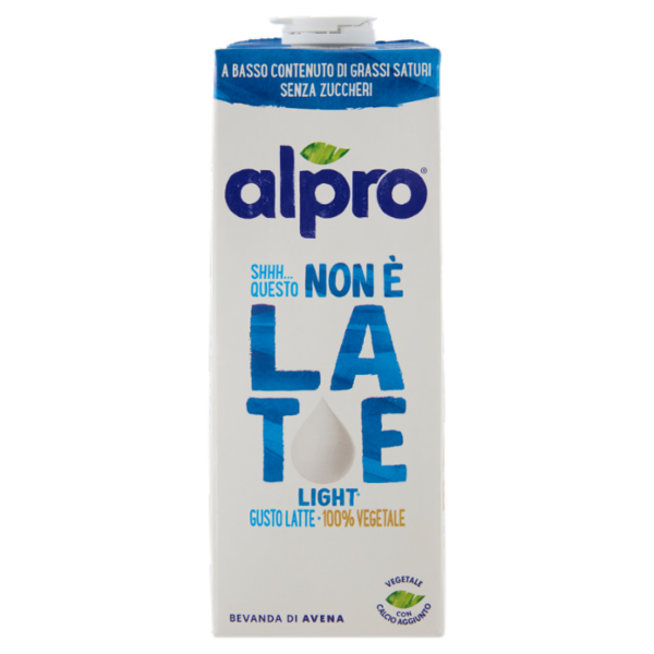 ALPRO Questo Non è Latte Light, Bevanda Vegetale all'Avena Gusto Latte, Senza Lattosio, 1l