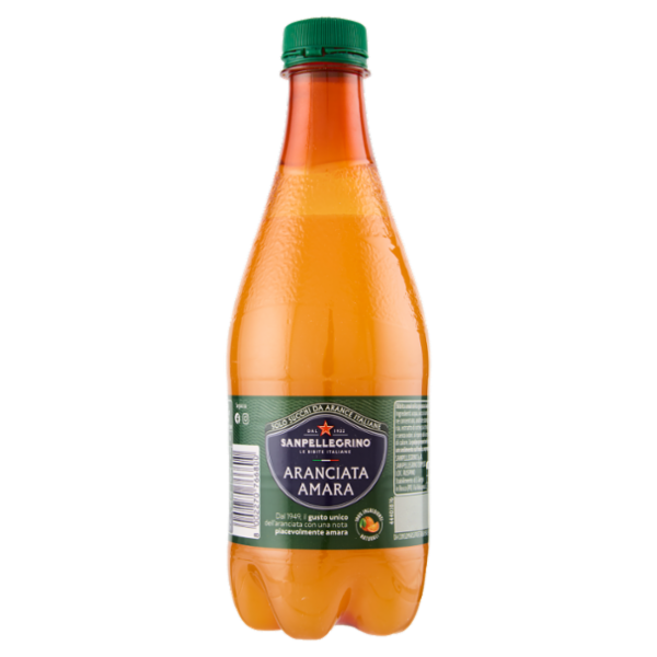 BIBITE SANPELLEGRINO, Bevanda Gassata, Aranciata Amara, Pet - 450ml