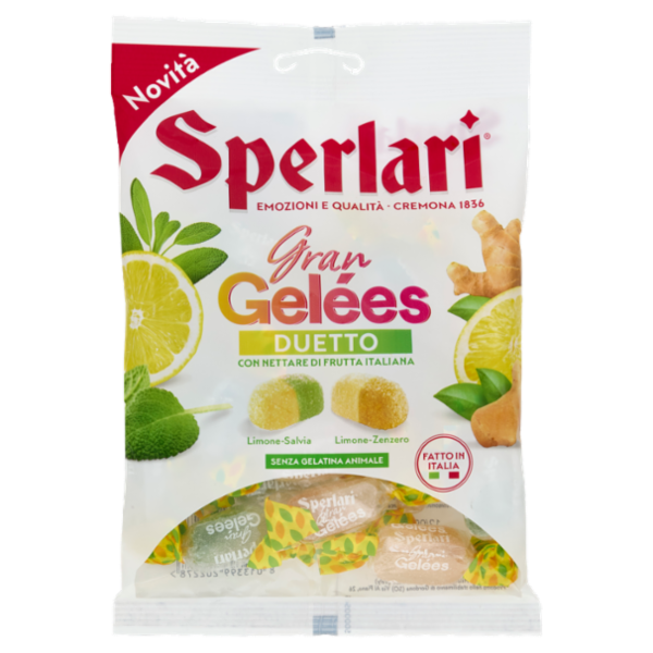 Sperlari Gran Gelées Duetto Limone-Salvia, Limone-Zenzero 150 g