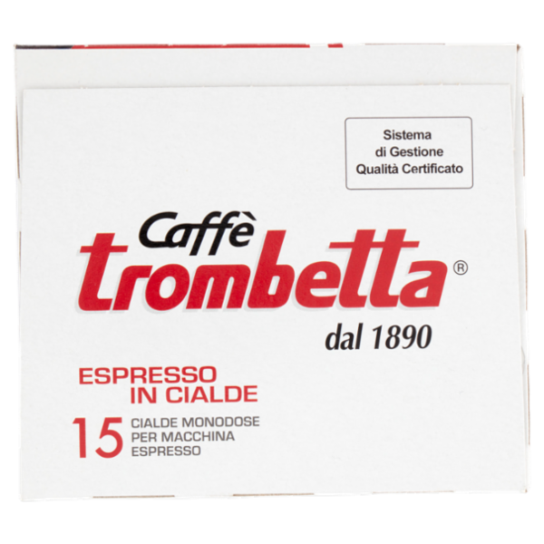 Caffè trombetta più Intenso! Espresso in Cialde Monodose 15 Cialde 105 g