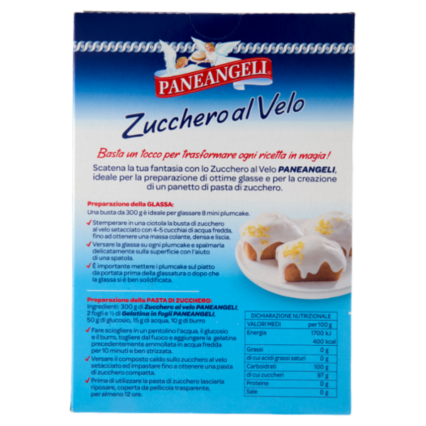 PANEANGELI decora con Zucchero al Velo 300 g