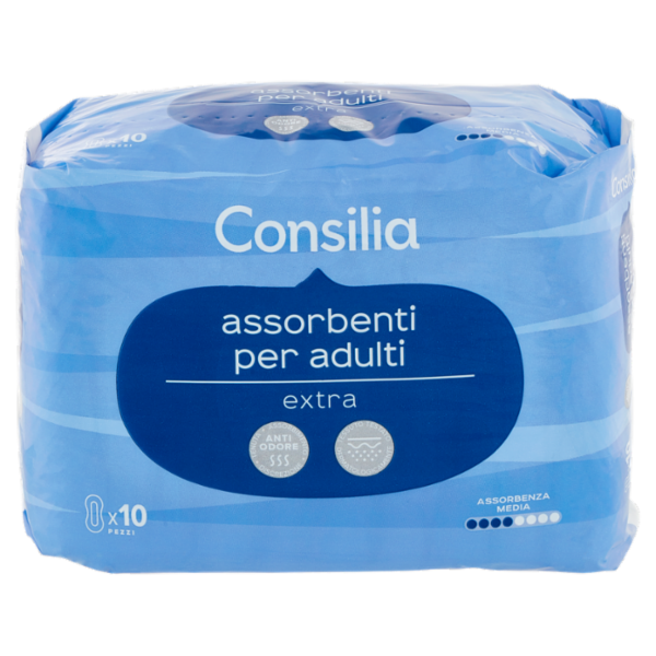 Consilia Pannolini per Incontinenza Misura Extra 10 pezzi