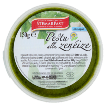 StemarPast Peŝtu Alla Zenéize Con Aglio 130 g