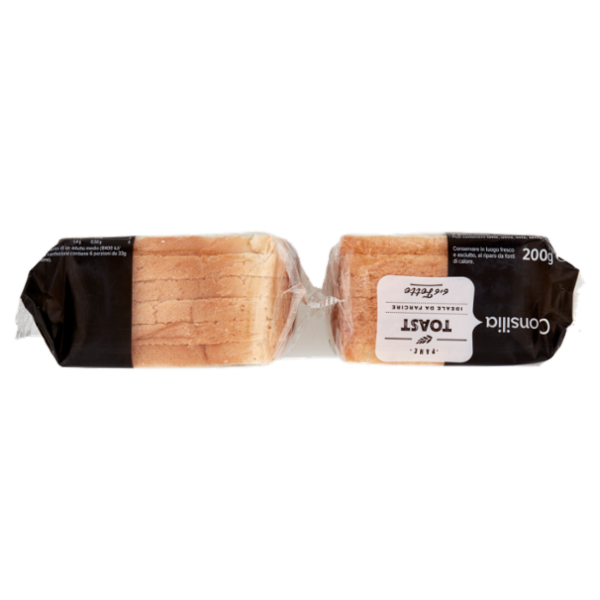 Consilia Pane per Toast 6+6 Fette 200 g