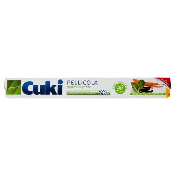 Cuki Conserva Pellicola superaderente Extra Larghezza 36 cm 20 m
