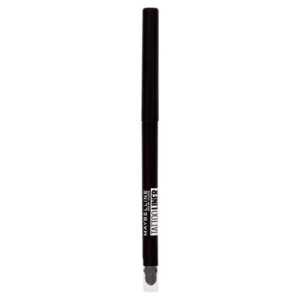 Maybelline New York, Matita Occhi in Gel Tattoo Liner Smokey, Lunga Tenuta, Waterproof, Black