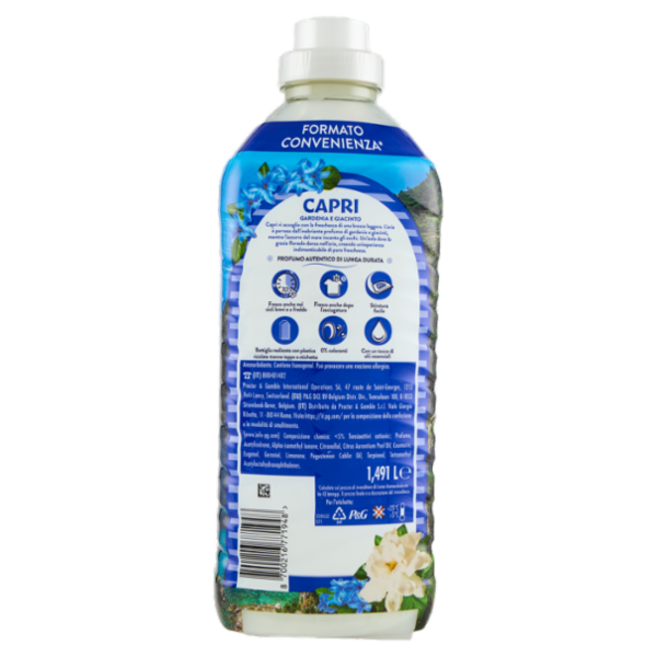 Lenor Essenze D'Italia Capri Ammorbidente Concentrato Gardenia e Giacinto, 71 Lavaggi 1,491 L