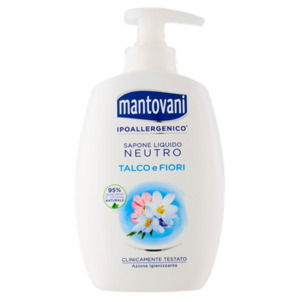 mantovani sapone Liquido Neutro Talco e Fiori 300 ml