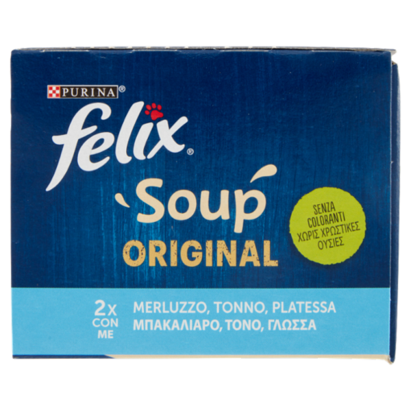 FELIX Soup Original (Merluzzo, Tonno, Platessa) 6 x 48 g