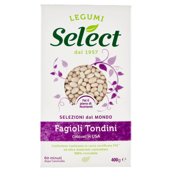 Select Selezioni dal Mondo Fagioli Tondini 400 g